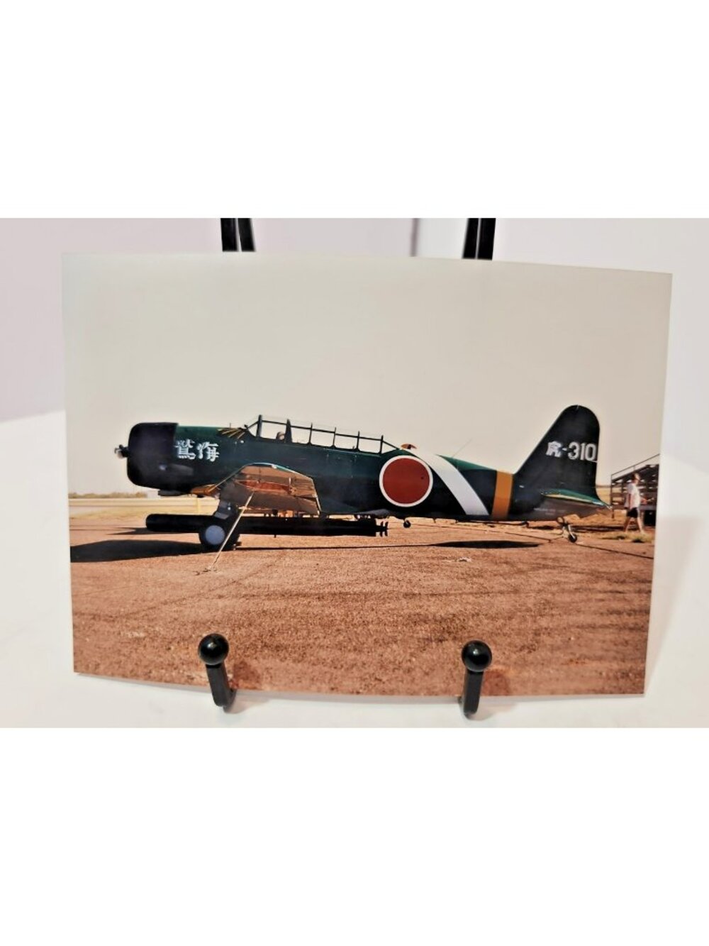 Vintage Photo of Vintage WWII Japanese Fighter Plane Air Force 5" by 7"